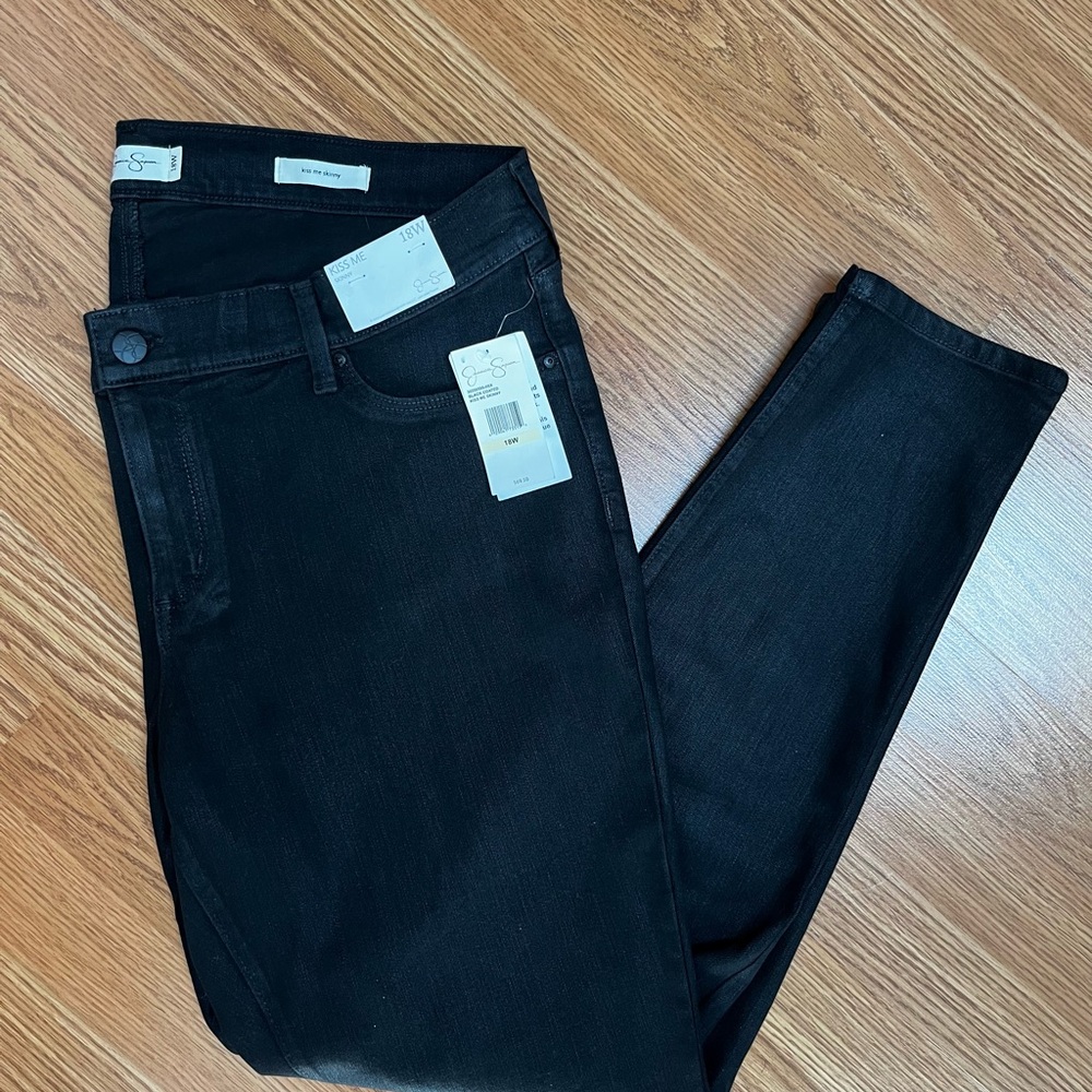 Kiss me Skinny Black Jeans